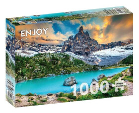 Puzzle Jezero Sorapis, Dolomity, Itálie 1000 dílků