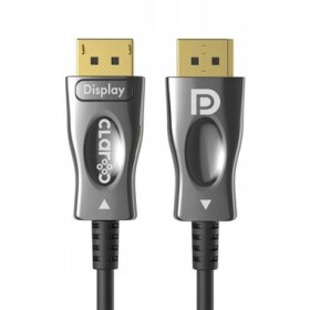 Claroc Kabel optický DisplayPort 1.4 (M) - DisplayPort 1.4 (M) 20m černá / AOC / 8K@60 Hz / 4K@120 Hz (5907772507117)