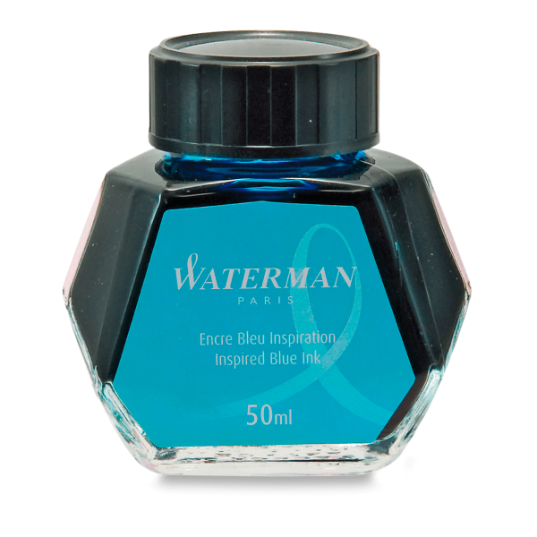 Lahvičkový inkoust Waterman - světle modrý