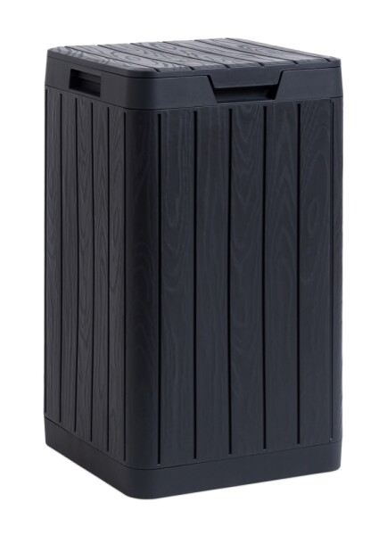 TOOMAX RIO GARDEN zahradní plastový koš 80 L - grafit