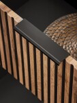 COMAD - Skříňka pod umyvadlo 100cm, 2 šuplíky XILO BLACK WOTAN 5907611656440