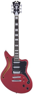 D'Angelico Offset Semi-Hollow Oxblood