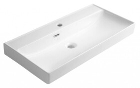 AQUALINE - PARLA keramické umyvadlo 80x38cm, bílá 9980