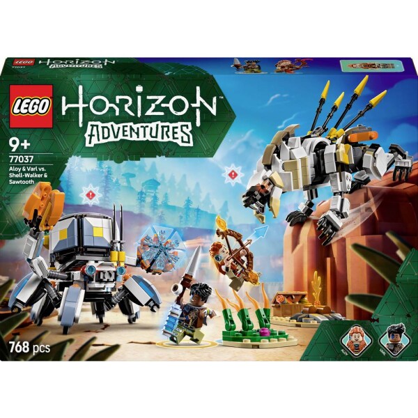 77037 LEGO® ICONS™ Aloy a Varl vs. Panczwonský svibel a pilový zub
