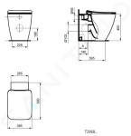 IDEAL STANDARD - Strada II Stojící WC, AquaBlade, bílá T296801