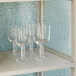 Hübsch Sklenice na červené víno Clink Clear 250 ml, čirá barva, sklo