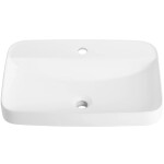 CERANO - Umyvadlo keramické - polozápustné - Vortico - bílá lesklá - 60x40,4 CER-680351