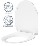 CERSANIT předstěnový instalační systém s bílym tlačítkem K97-516 + WC CERSANIT CLEANON MODUO + SEDÁTKO K97-526 516 MO1