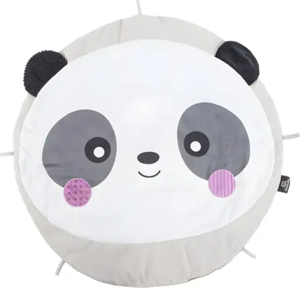 GaGa's Smyslová hrací podložka Panda / Hrací podložka / O 90 cm / bez plastů (GGG9792)