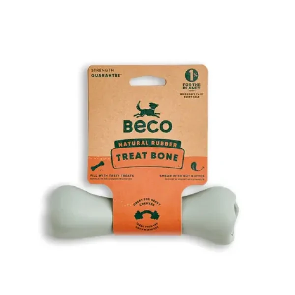 BeCoThings Beco Treat Bone zelená 17.5cm / Hračka pro psy (BG-756353)