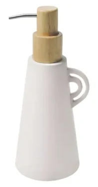 Spirella ORGANIC dávkovač mýdla matně bílý / keramika / 450 ml