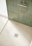 HANSGROHE - RainDrain Point Podlahová vpust, 10x10 cm, kartáčovaná nerezová ocel 56246800