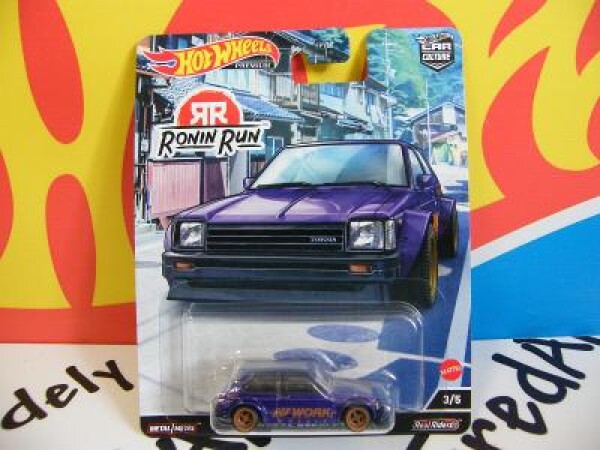 RONIN RUN '81 TOYOTA STARLET KP61 - Hot Wheels premium