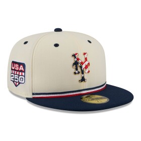 New Era Pánská kšiltovka New York Mets MLB 2026 4th of July USA 250 59FIFTY Fitted Velikost: 7 1/4