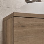 Mereo Koupelnová deska na skříňku 61 cm, dub Halifax CN720DHN
