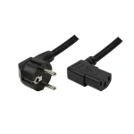 LogiLink napájecí kabel C13 černá / Napájecí kabel / 2 m (CP103)