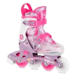 NILS Fun NJ1025 FLIPZY Dětské kolečkové brusle růžové (5905504101305)