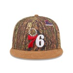 New Era Pánská kšiltovka Philadelphia 76ers NBA 2025 All-Star Game Forrest Camo 9FIFTY Snapback