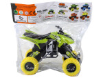 Mamido Terénní autíčko s tlačnou tyčí Quad XC zelené