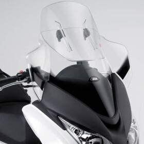 Af318 plexi čiré Honda SW-T 400 (09-17), nastavitelné v rozsahu vxš660-780x660 mm