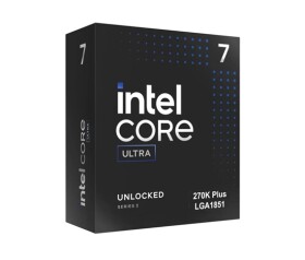 CPU INTEL Core Ultra 7 270K Plus, až 5.5GHz, 36MB L3, LGA1851, Box (bez chladiče) EDF_1077337