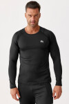 Rough Radical Tričko Vital Zip Ls Black