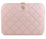 Guess PU Quilted 4G Metal Logo Obal na Notebook 13/14" růžová (57983117868)