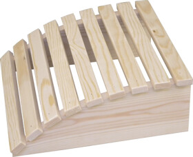 Podhlavník do sauny, borovice, půlkulatý