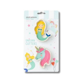 Dortisimo Sada vykrajovátek Mořská panna a jednorožec (2 ks)
