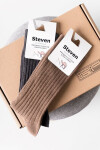 Ponožky Steven art.053 Organic Cotton & Bio Camel 35-40 černá 38-40
