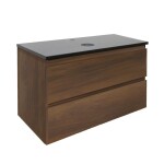 Koupelnová skříňka s krycí deskou SAT B-Way 99x50x45 cm ořech mat BWAY2100NUTZ BWAY2100NUTZ