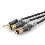 Oehlbach jack audio prodlužovací kabel [1x jack zástrčka 3,5 mm - 1x jack zásuvka 3,5 mm] 5.00 m černá pozlacené kontakty Oehlbac