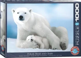 EUROGRAPHICS Puzzle Lední medvěd s mládětem
