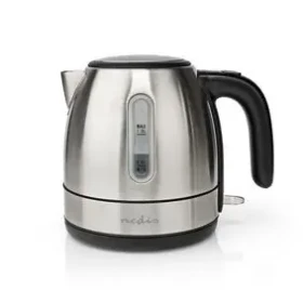 Nedis KAWK300EAL stříbrná / Rychlovarná konvice / 2200 W / 1.0 l / Nerezová ocel (KAWK300EAL)