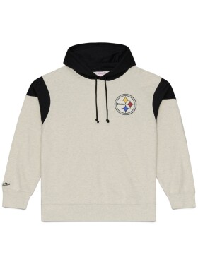 Mitchell & Ness Pánská mikina NFL Pittsburgh Steelers Retro Roots French Terry Hoodie Velikost: L
