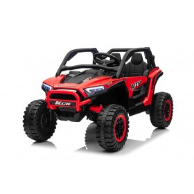 Mamido Elektrické autíčko Buggy UTV KCK 4x4 červené 24V | 800W | 50 kg | EVA | LED | 2,4Ghz | ECO kůže