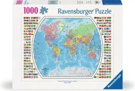RAVENSBURGER Puzzle Politická mapa světa