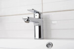 Umyvadlová baterie SAT Cube Way bez výpusti chrom CU271M CU271M
