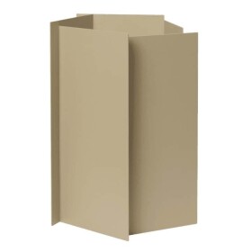 Ferm Living Kovový květináč Fragma Cashmere Medium, béžová barva, kov