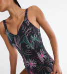 Summer Tropics – Plavky s kosticemi: květinové tvarování Triumph BLACK COMBINATION 42C