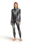 ICEBREAKER Wmns 260 Vertex LS Half Zip Peak AOP, Black/Obsidian/Alloy/J (vzorek) velikost: S