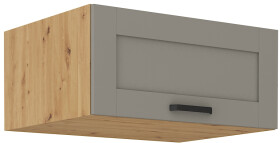Horní skříňka Luna 80 NAGU-36 1F Barva korpusu: Dub artisan, Barva dvířek: Clay Grey