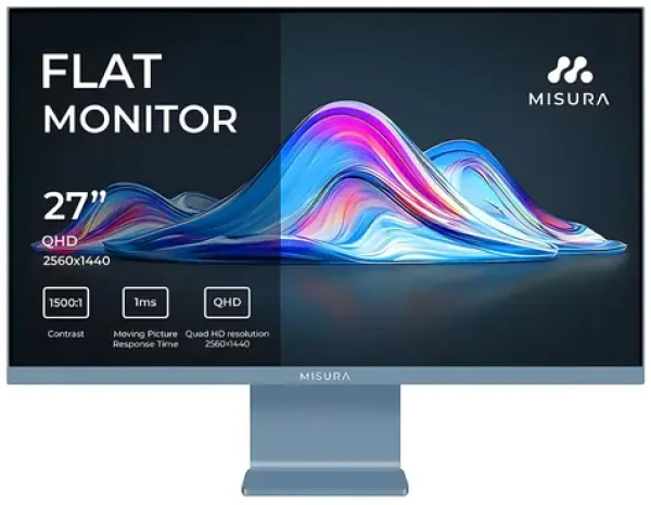 27" Misura VIVA P26M2741QKAB01 mlhavě modrá / Monitor / IPS / QHD 2560x1440 / 1ms / HDMI+DP+USB-C (P26M2741QKAB01)