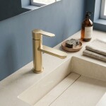 REA - Umyvadlová baterie Arcos Brush Gold REA-B6965