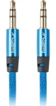 Lanberg CA-MJMJ-10CU-0030-BL modrá / Propojovací kabel / Jack 3.5mm (M) - Jack 3.5mm (M) / 3 m (CA-MJMJ-10CU-0030-BL)