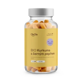 OlaOla BIO Kurkuma s černým pepřem / 90 kapslí (110006)