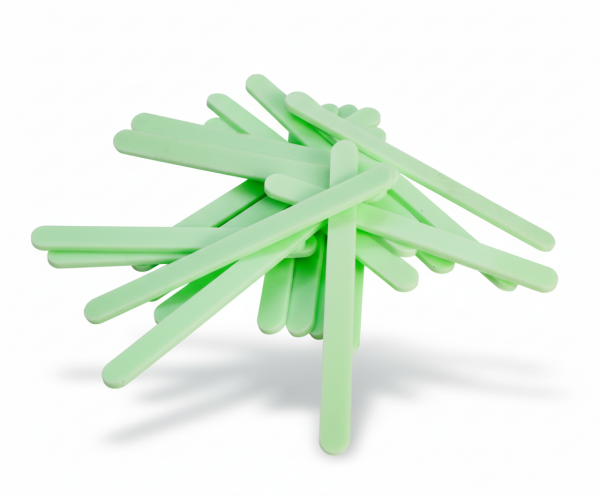 Cake star Akrylatové tyčky na nanuk zelená délka 11,5cm (10ks)