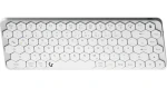 Keysonic KSK-5020BT-S stříbrná / Mini klávesnice / Bluetooth 5.0 / 83 kláves / DE / podsvícení (61010)