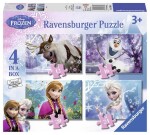 Ravensburger - Puzzle - Ledové království 4v1