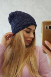 Fleecová čepice Edyta K298 navy blue UNI